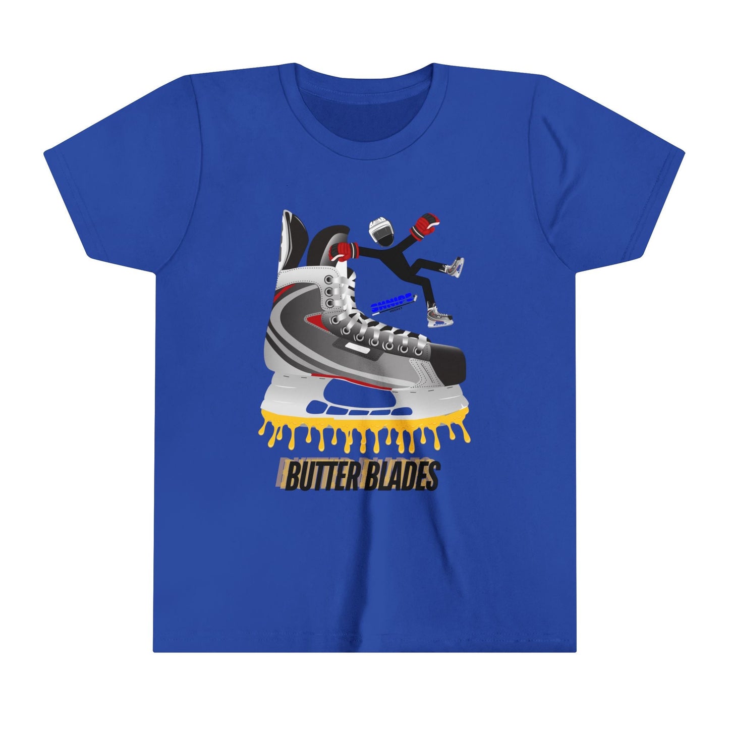 Butter Blades YOUTH Short Sleeve Tee - Shnipe Hockey