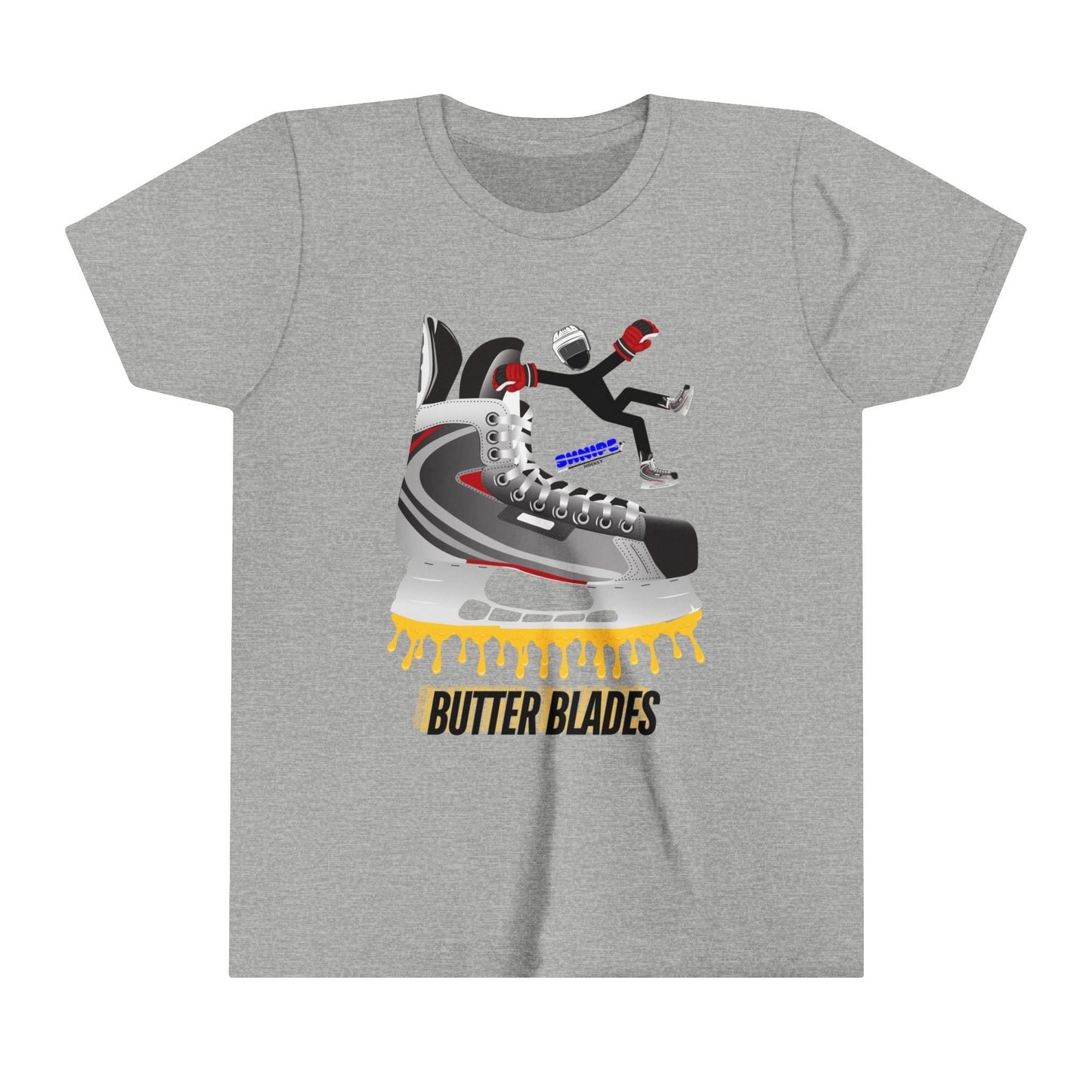 Butter Blades YOUTH Short Sleeve Tee - Shnipe Hockey