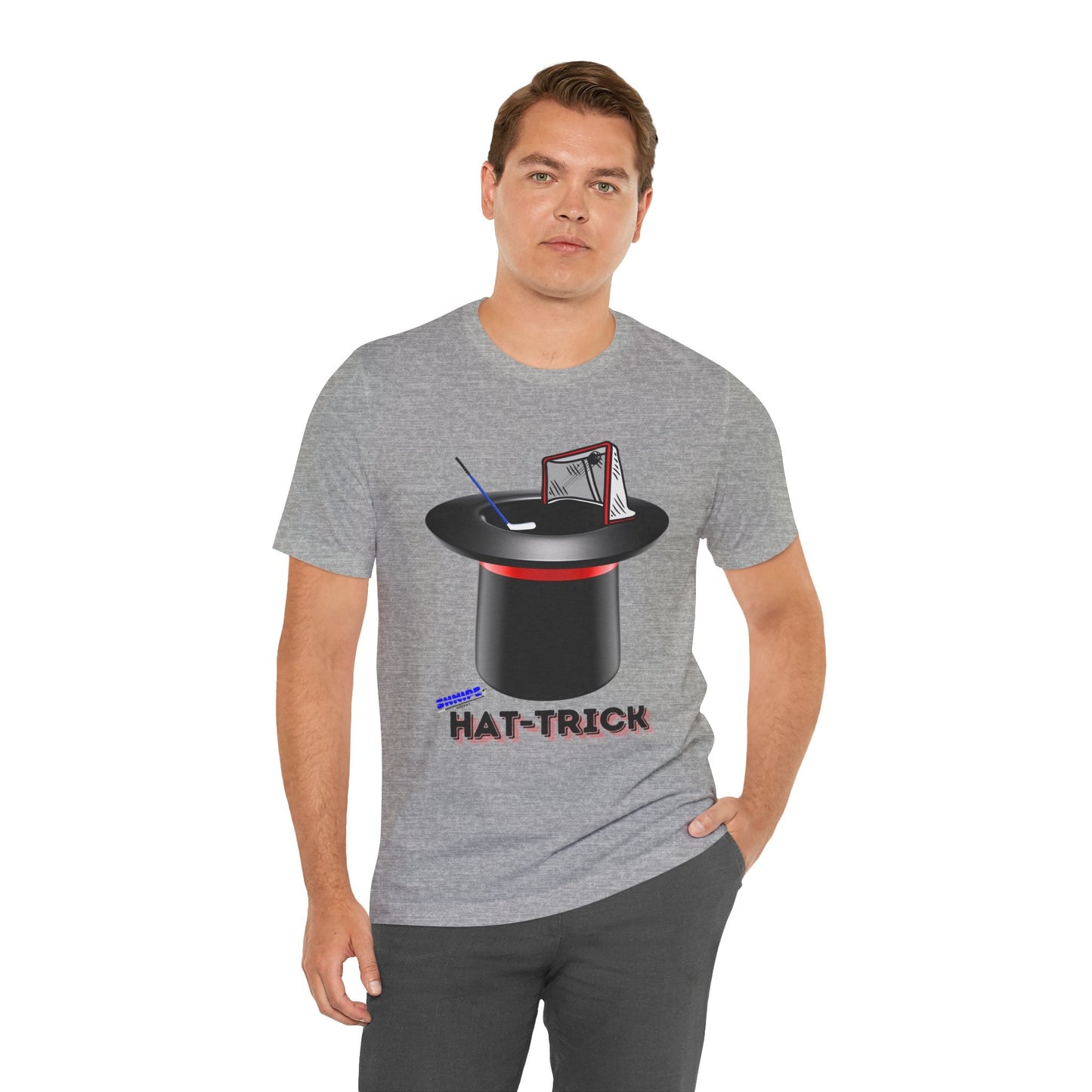 Hat Trick ADULT Short Sleeve Tee - Shnipe Hockey