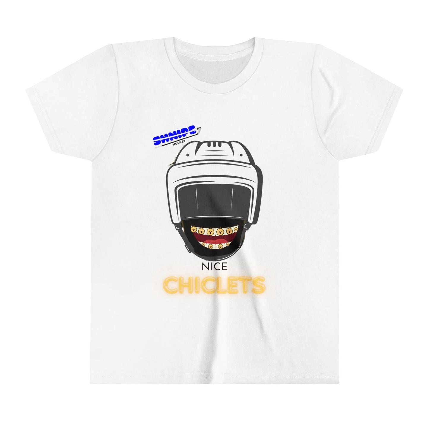 Nice chiclets Youth Short Sleeve Tee - Shnipe Hockey