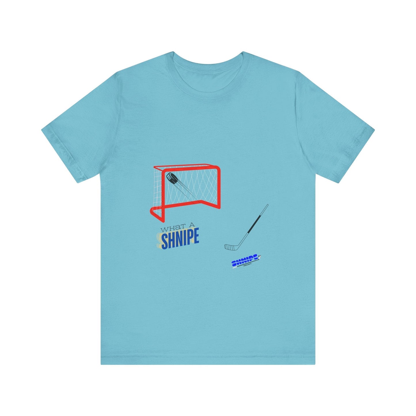 WHAT A SHNIPE! ADULT Short Sleeve Tee - Shnipe Hockey