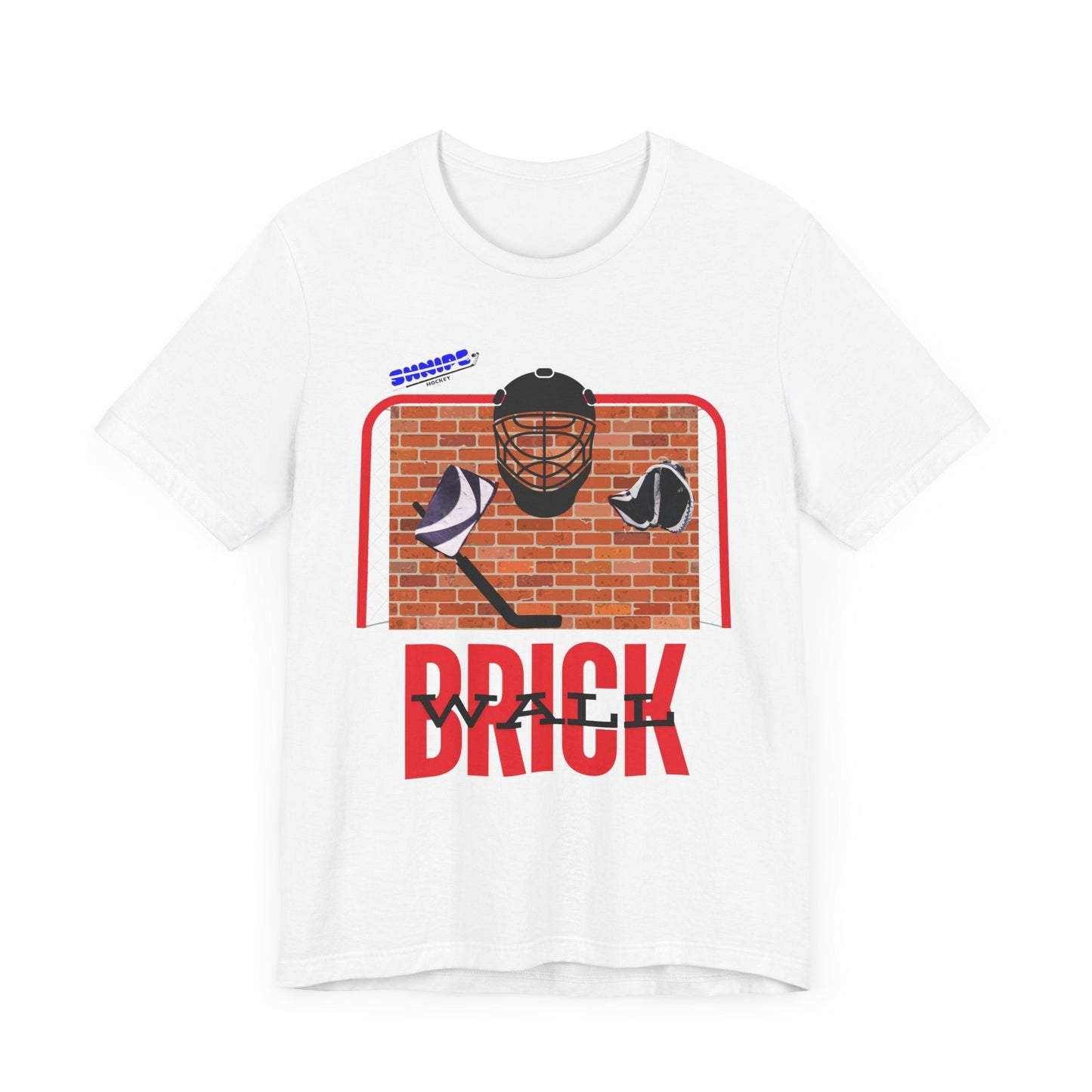 Brick Wall ADULT Short Sleeve Tee - Shnipe Hockey