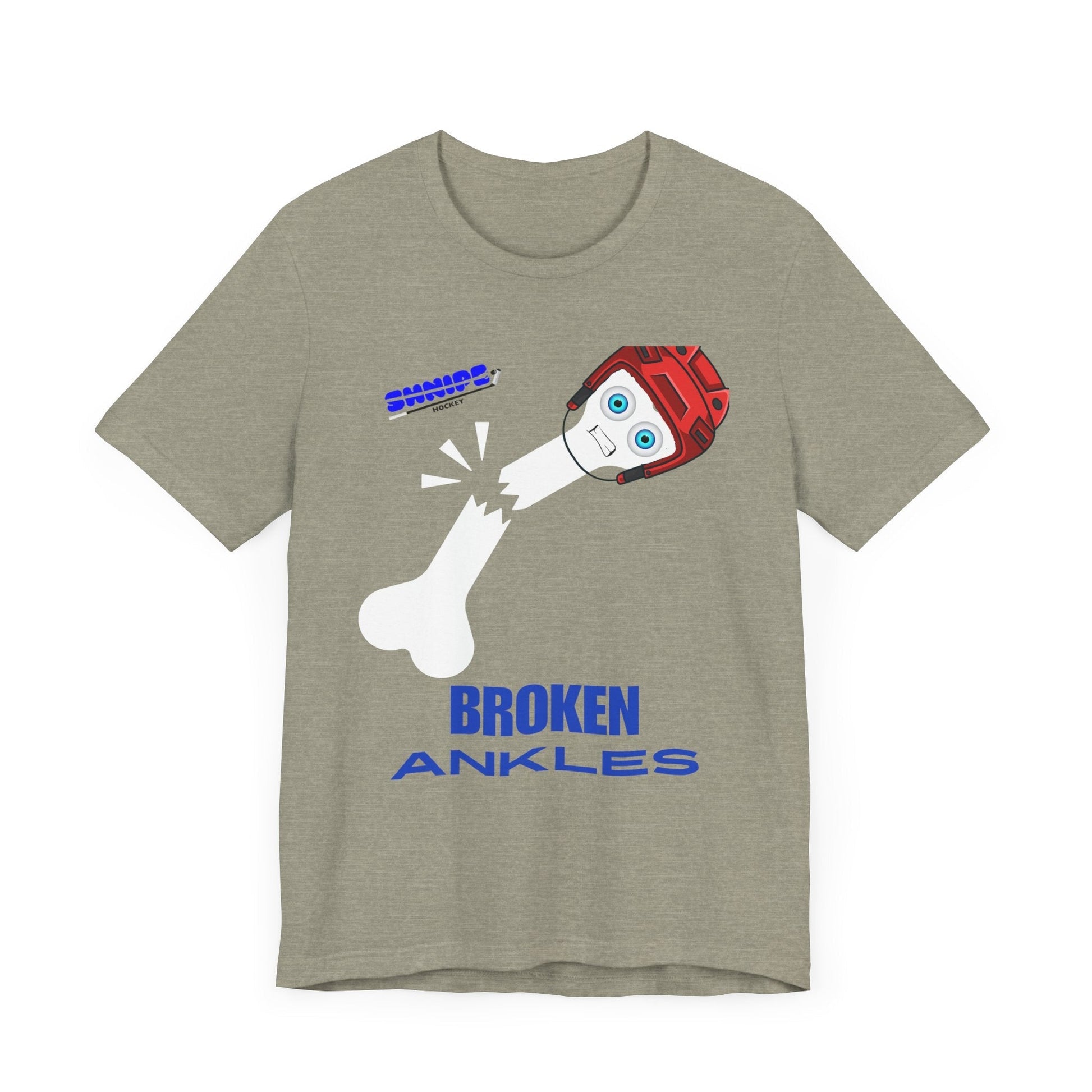 Broken Ankles ADULT Short Sleeve Tee - Shnipe Hockey