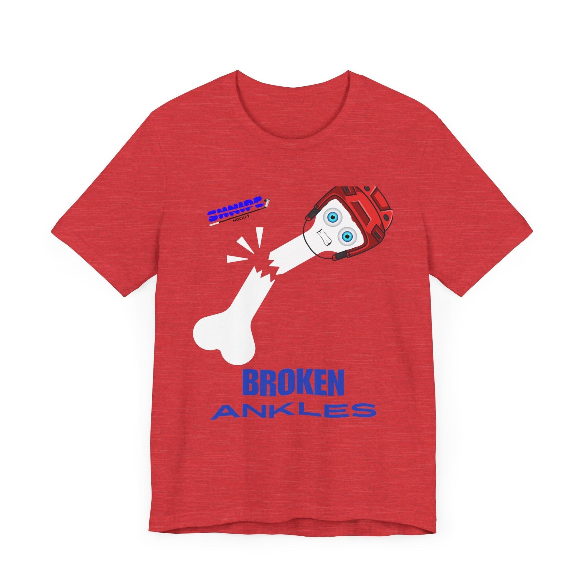 Broken Ankles ADULT Short Sleeve Tee - Shnipe Hockey