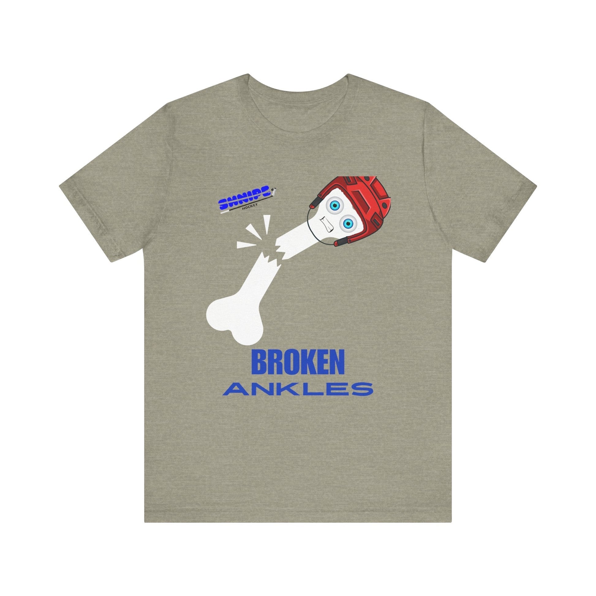 Broken Ankles ADULT Short Sleeve Tee - Shnipe Hockey