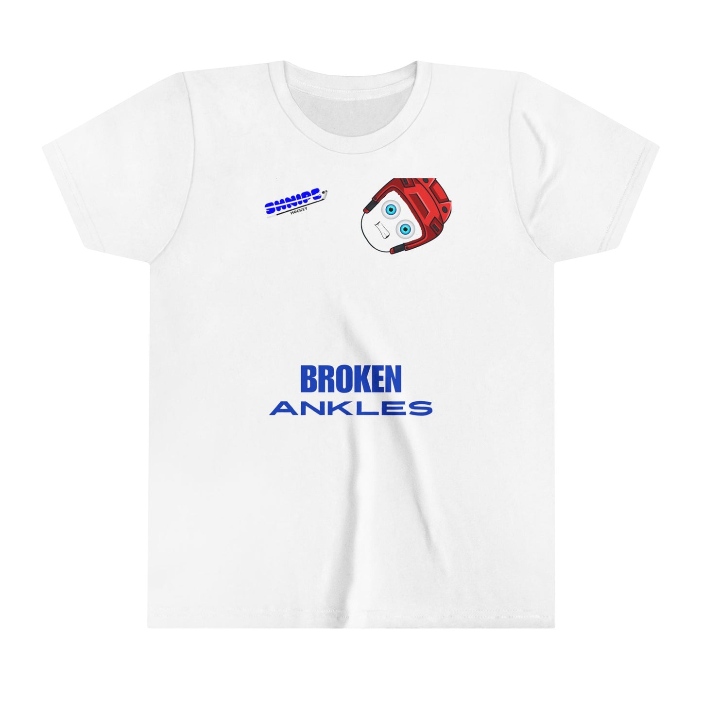 Broken Ankles YOUTH Short Sleeve Tee - Shnipe Hockey