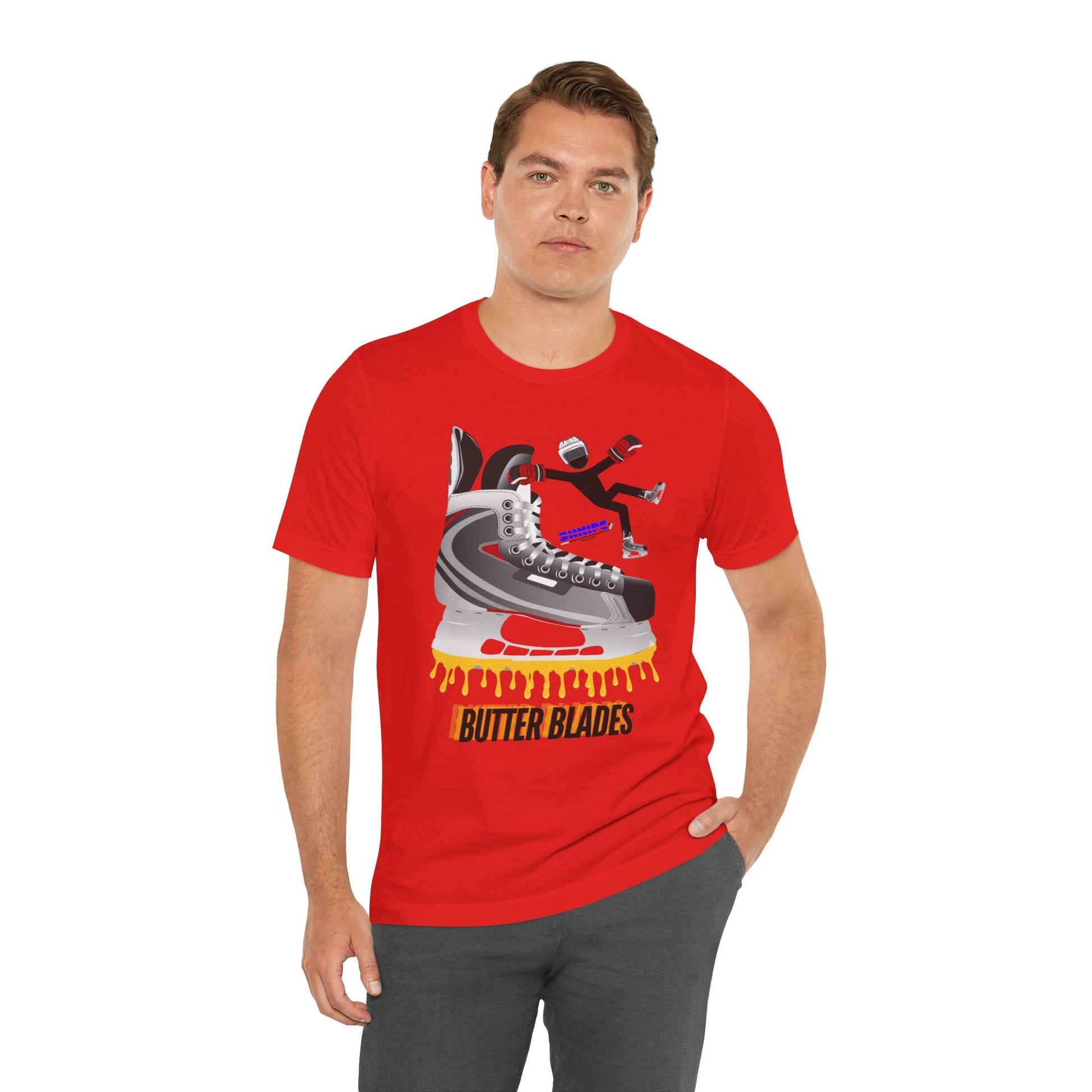 Butter Blades ADULT Short Sleeve Tee - Shnipe Hockey