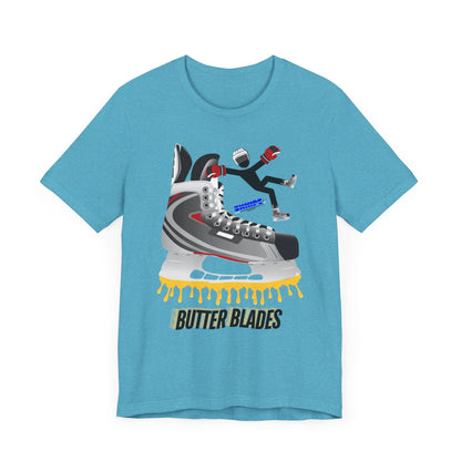 Butter Blades ADULT Short Sleeve Tee - Shnipe Hockey