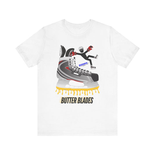 Butter Blades ADULT Short Sleeve Tee - Shnipe Hockey