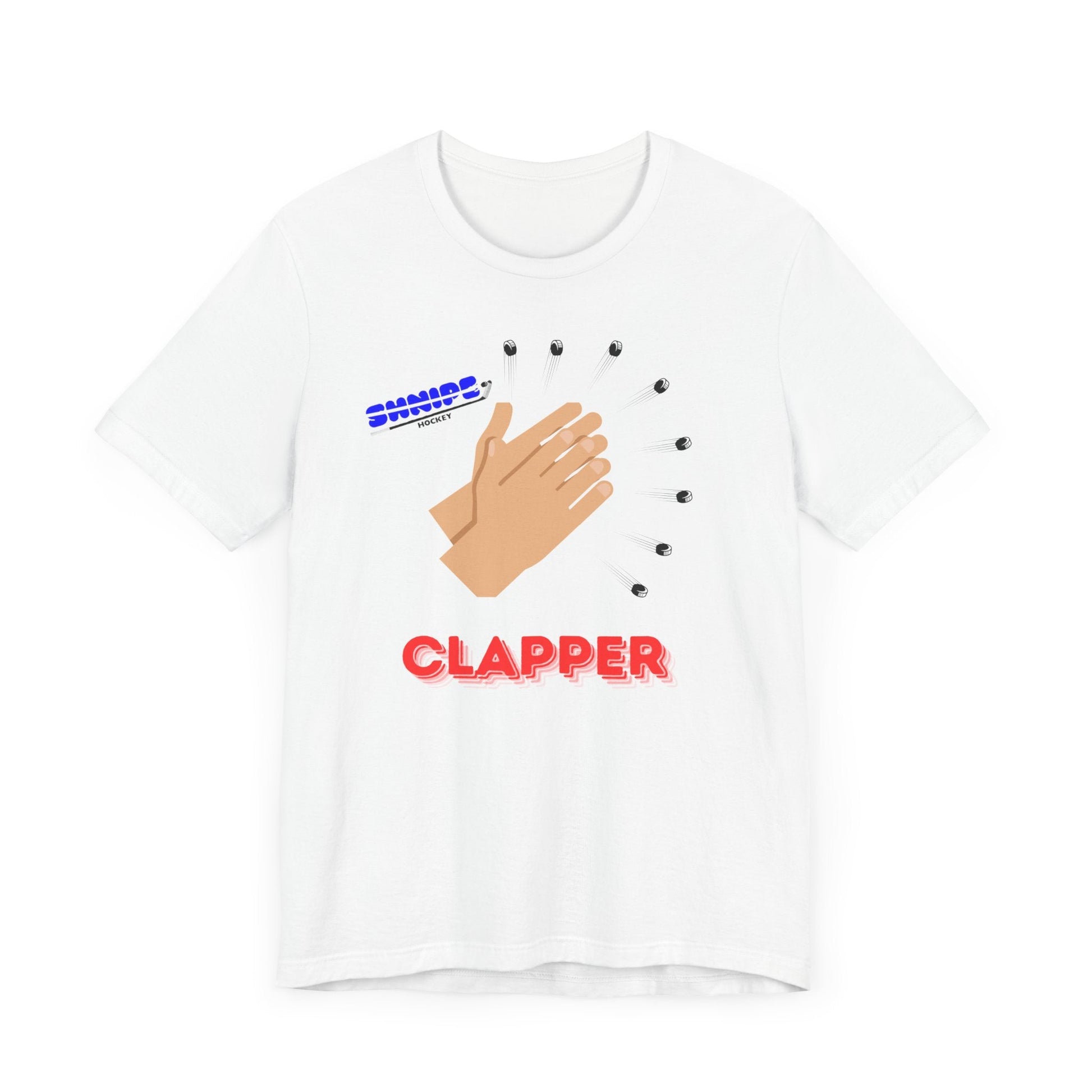 Clapper ADULT Short Sleeve Tee - Shnipe Hockey