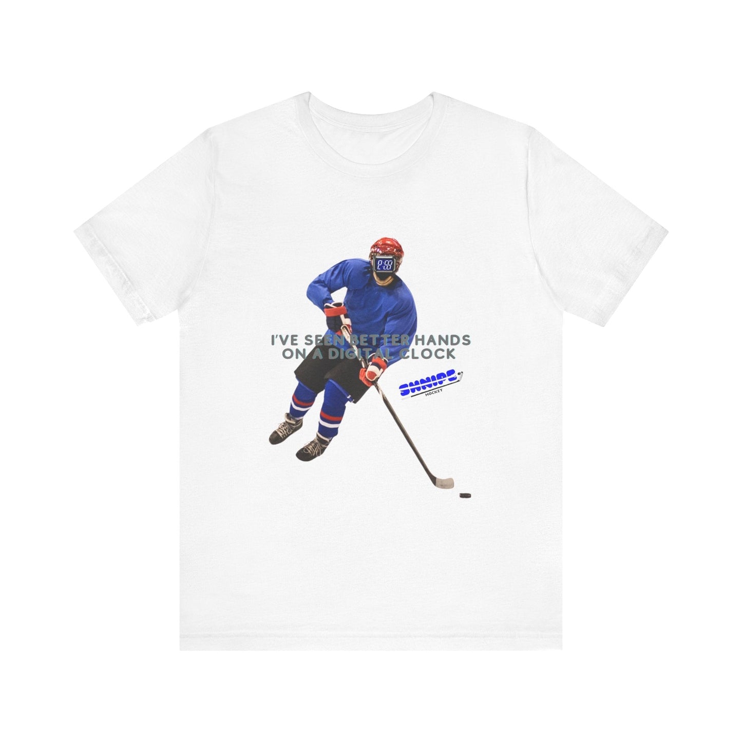 Clock ADULT Short Sleeve Tee - Shnipe Hockey