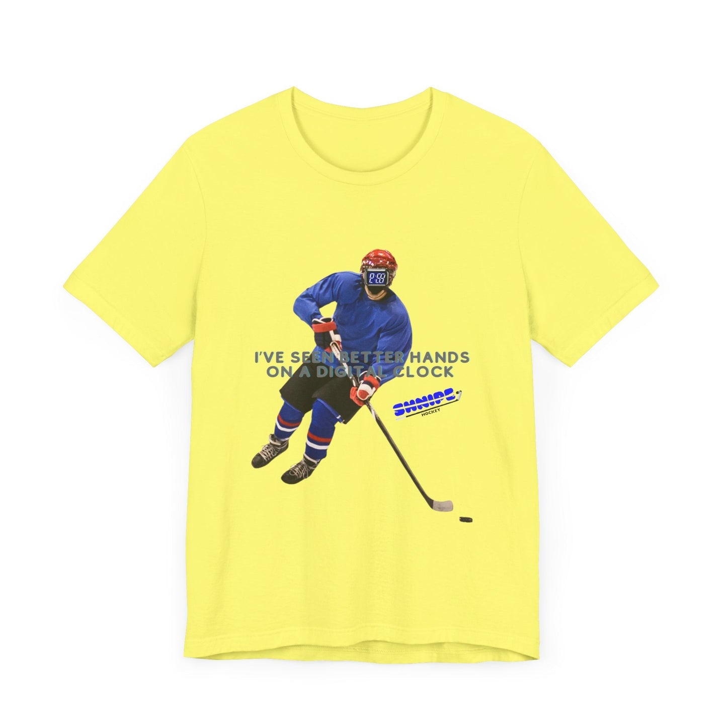 Clock ADULT Short Sleeve Tee - Shnipe Hockey