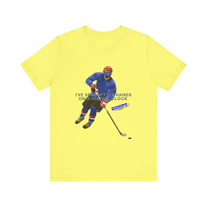 Clock ADULT Short Sleeve Tee - Shnipe Hockey