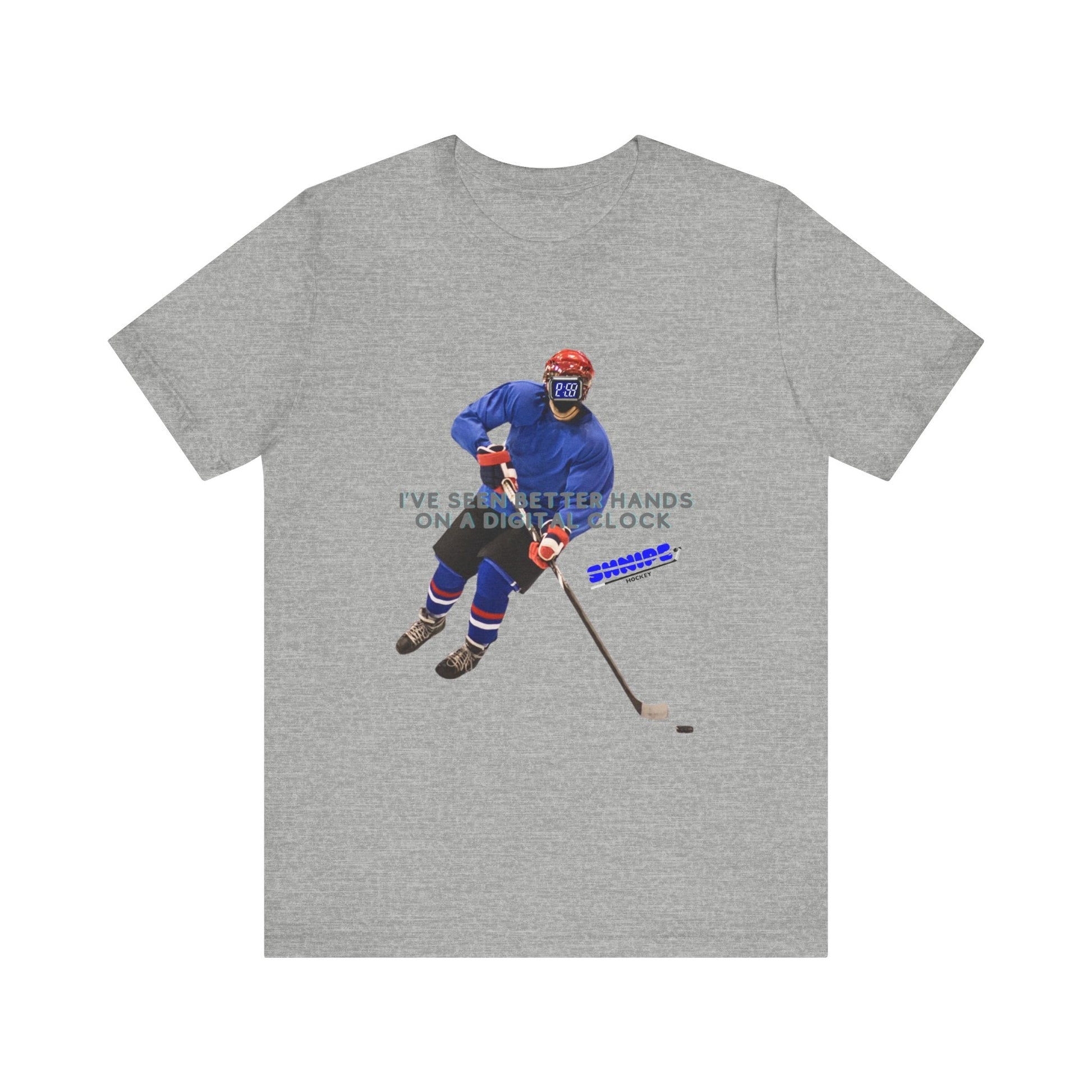 Clock ADULT Short Sleeve Tee - Shnipe Hockey