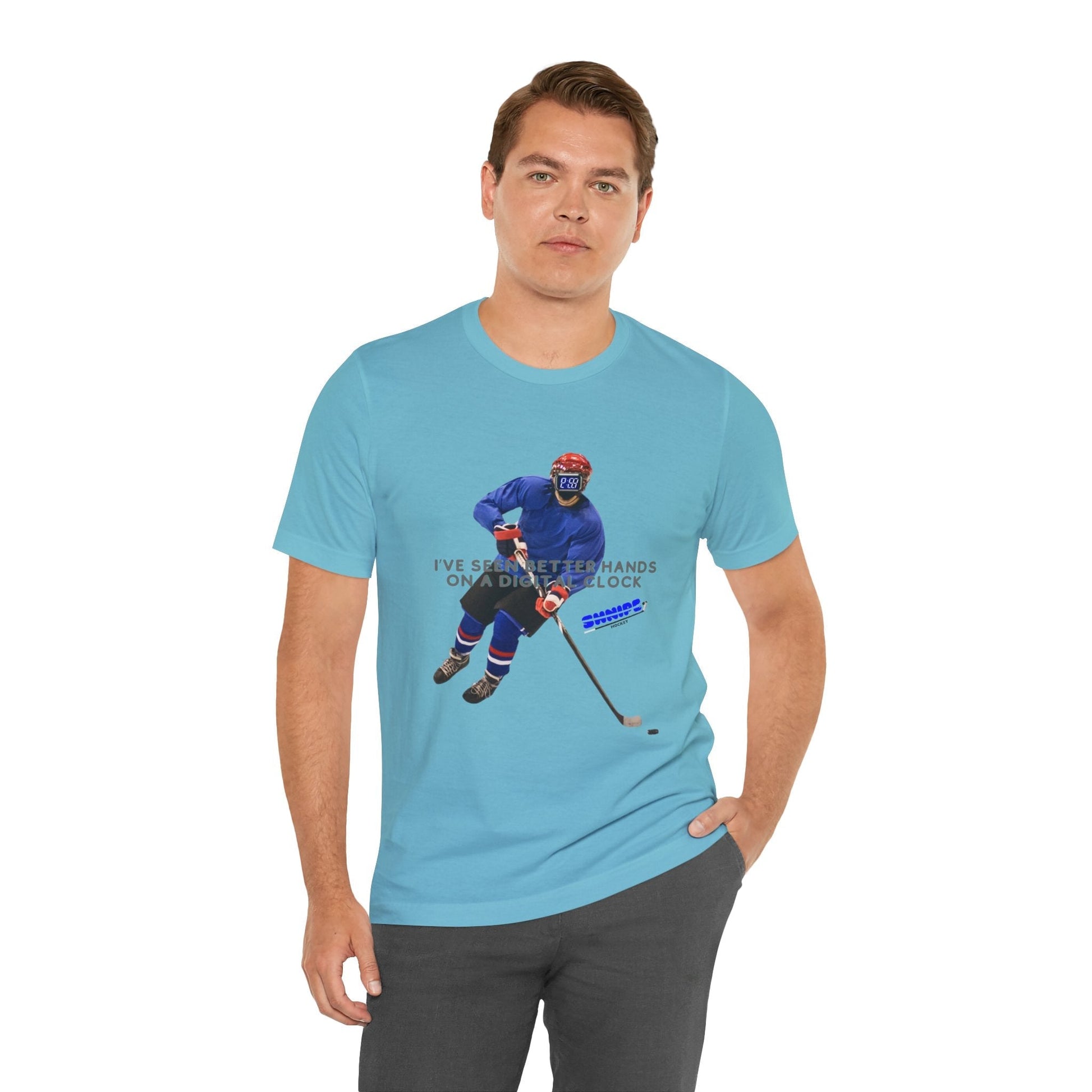 Clock ADULT Short Sleeve Tee - Shnipe Hockey