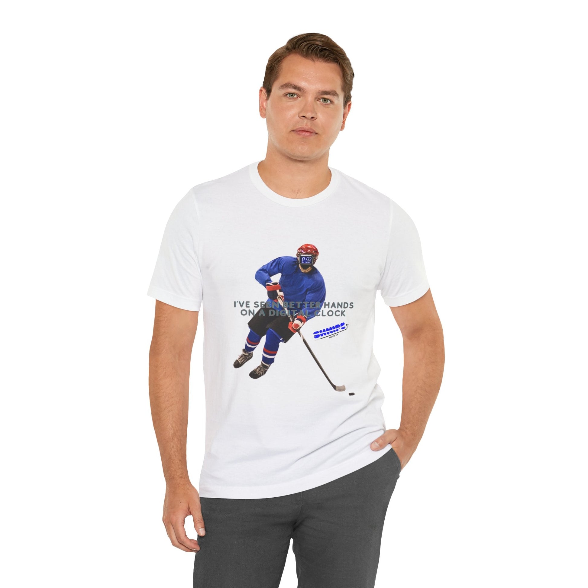 Clock ADULT Short Sleeve Tee - Shnipe Hockey