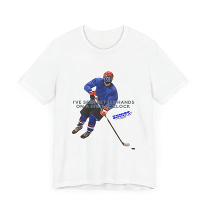 Clock ADULT Short Sleeve Tee - Shnipe Hockey