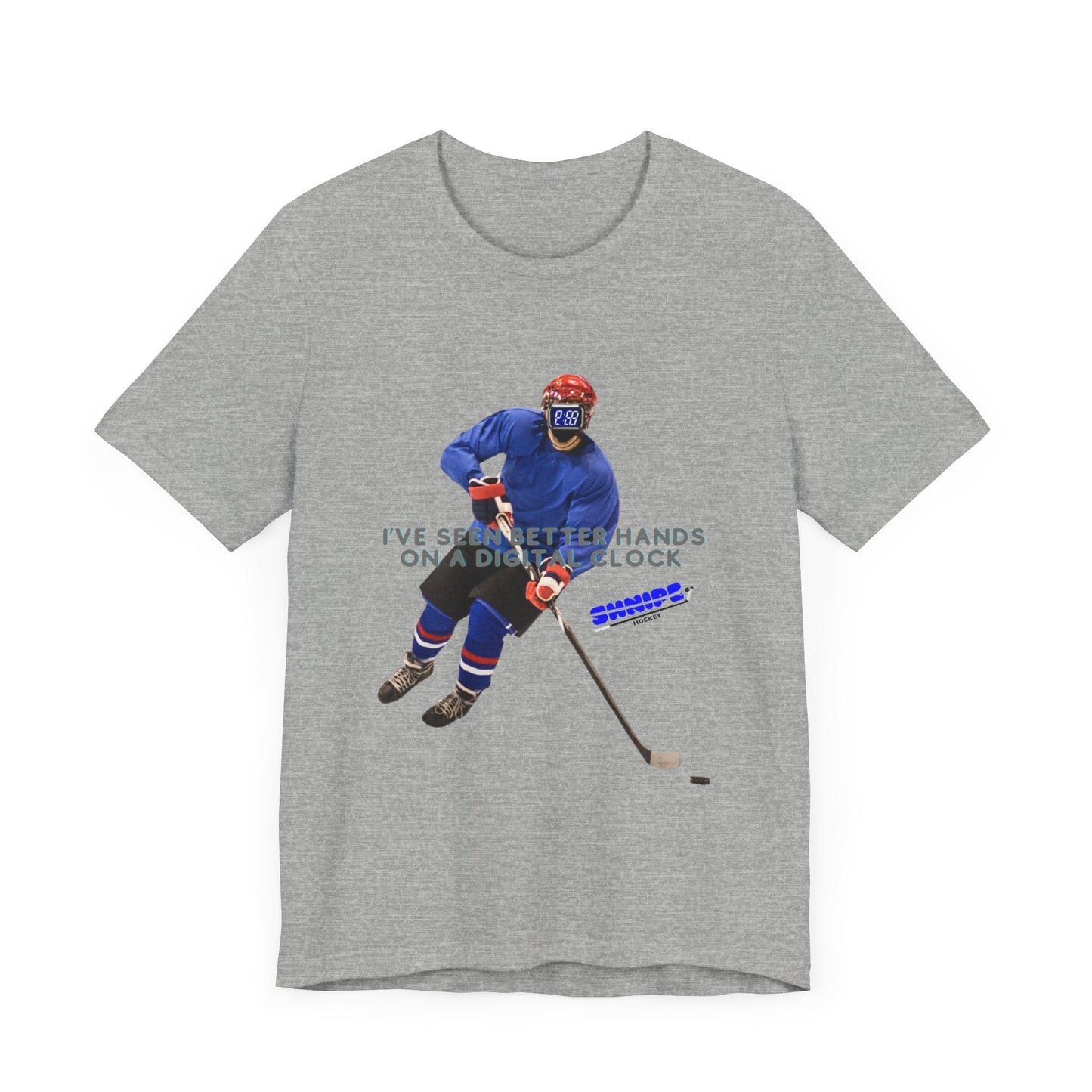 Clock ADULT Short Sleeve Tee - Shnipe Hockey