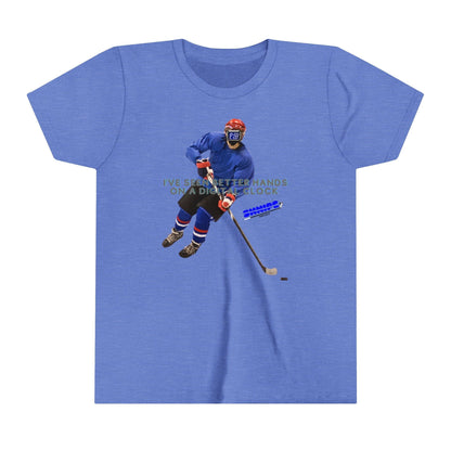 Clock YOUTH Short Sleeve Tee - Shnipe Hockey