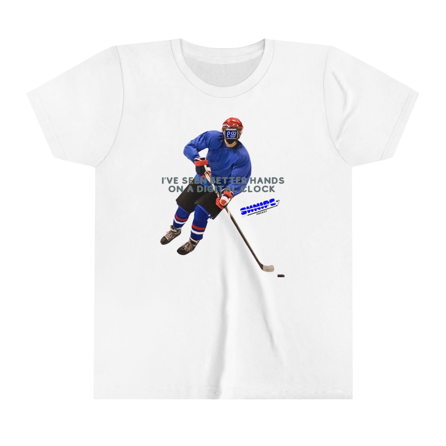 Clock YOUTH Short Sleeve Tee - Shnipe Hockey