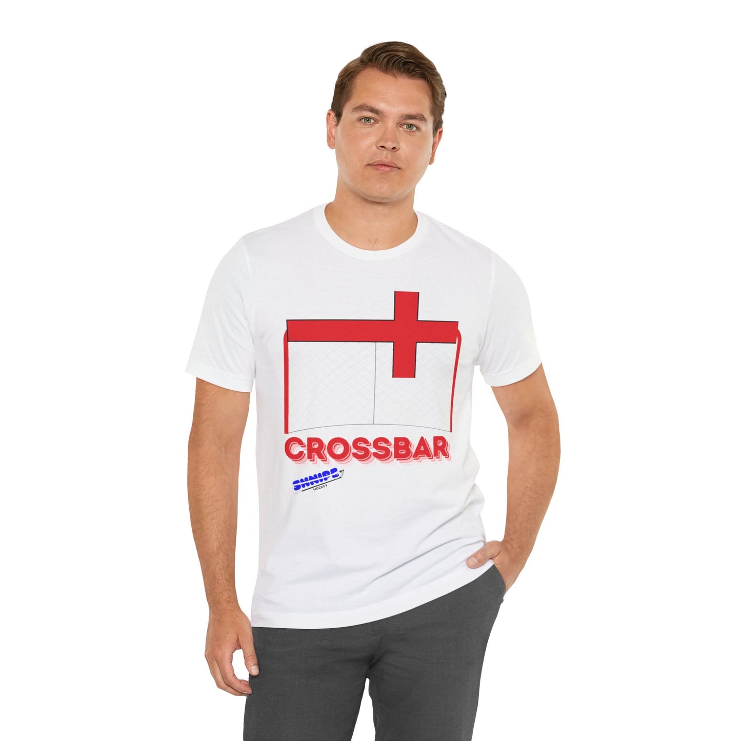 Cross Bar ADULT Jersey Short Sleeve Tee - Shnipe Hockey