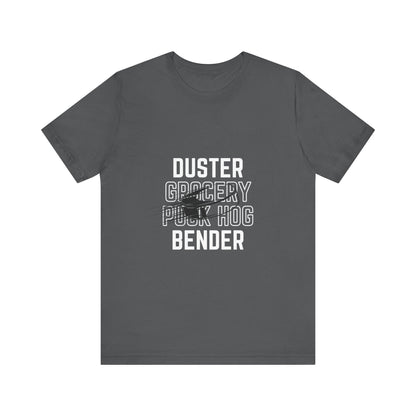 Duster Grocery ADULT Short Sleeve Tee - Shnipe Hockey