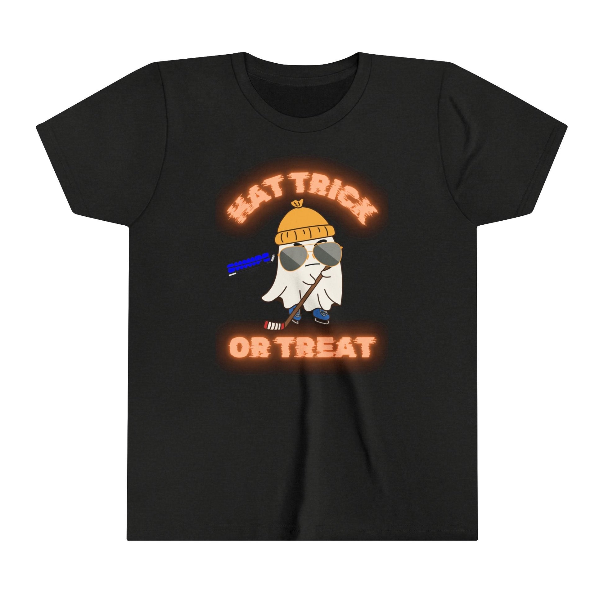 Hat Trick or Treat YOUTH Short Sleeve Tee - Shnipe Hockey