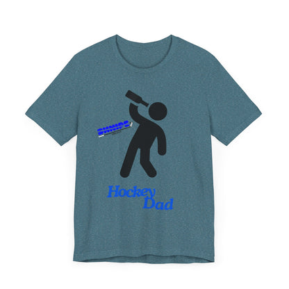 Hockey Dad - ADULT Jersey Short Sleeve Tee - Shnipe Hockey