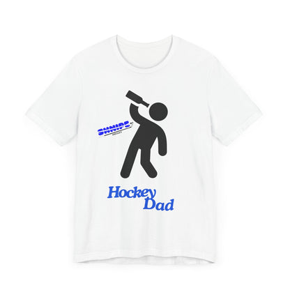 Hockey Dad - ADULT Jersey Short Sleeve Tee - Shnipe Hockey