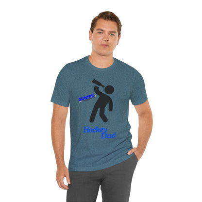Hockey Dad - ADULT Jersey Short Sleeve Tee - Shnipe Hockey