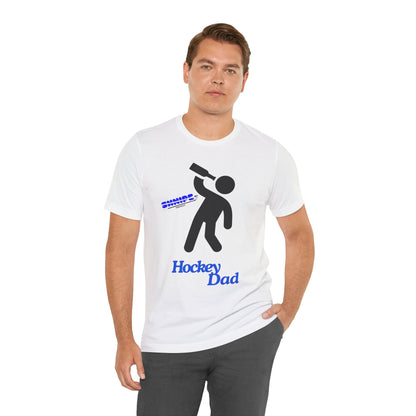 Hockey Dad - ADULT Jersey Short Sleeve Tee - Shnipe Hockey