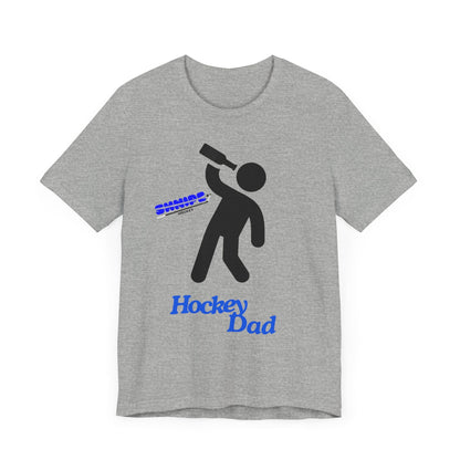 Hockey Dad - ADULT Jersey Short Sleeve Tee - Shnipe Hockey
