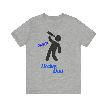 Hockey Dad - ADULT Jersey Short Sleeve Tee - Shnipe Hockey