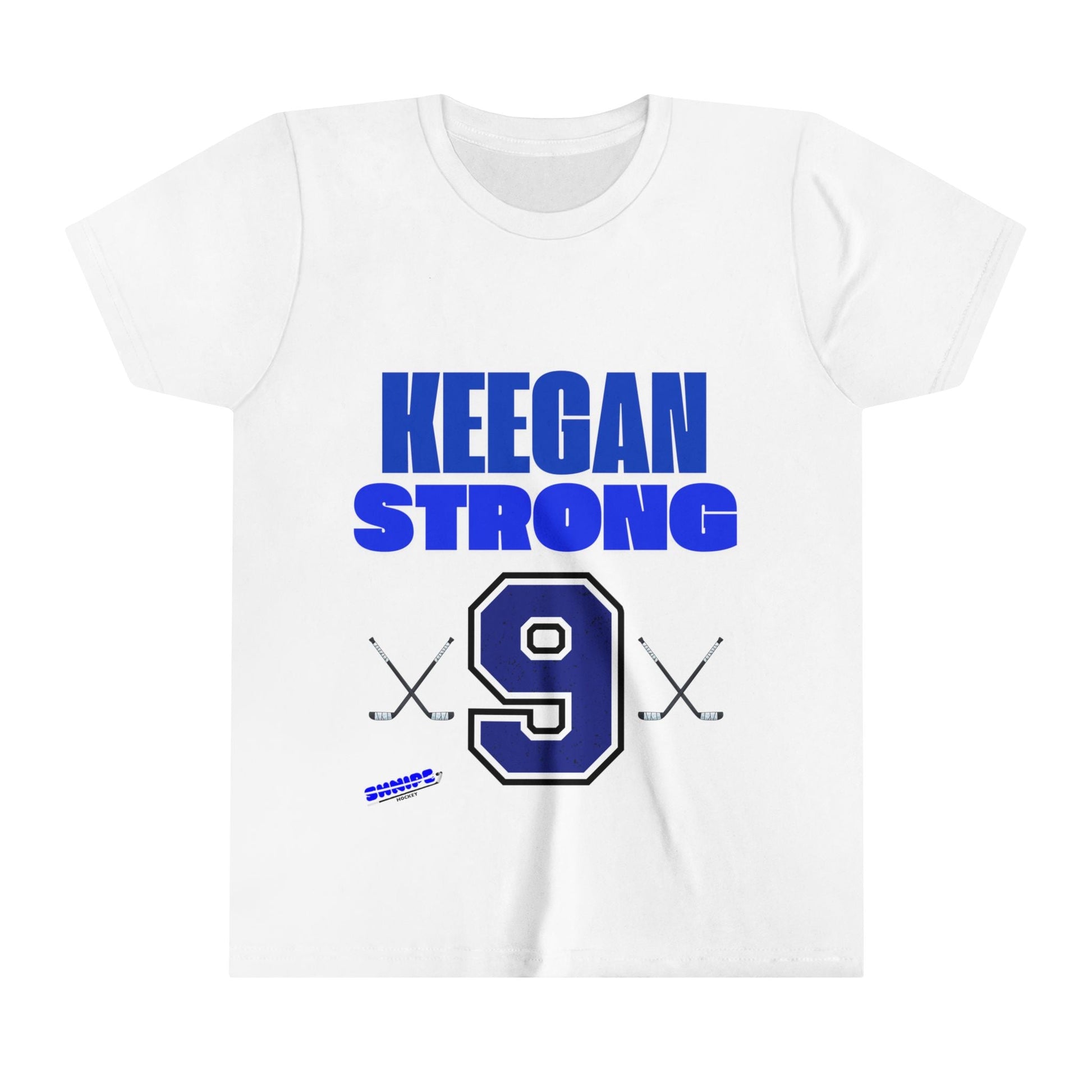 Keegan Strong - Youth Short Sleeve Tee - Shnipe Hockey