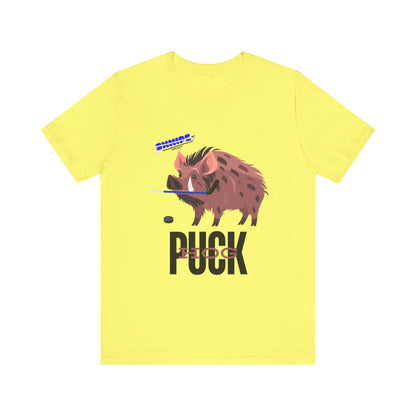 Puck - Hog ADULT Short Sleeve Tee - Shnipe Hockey