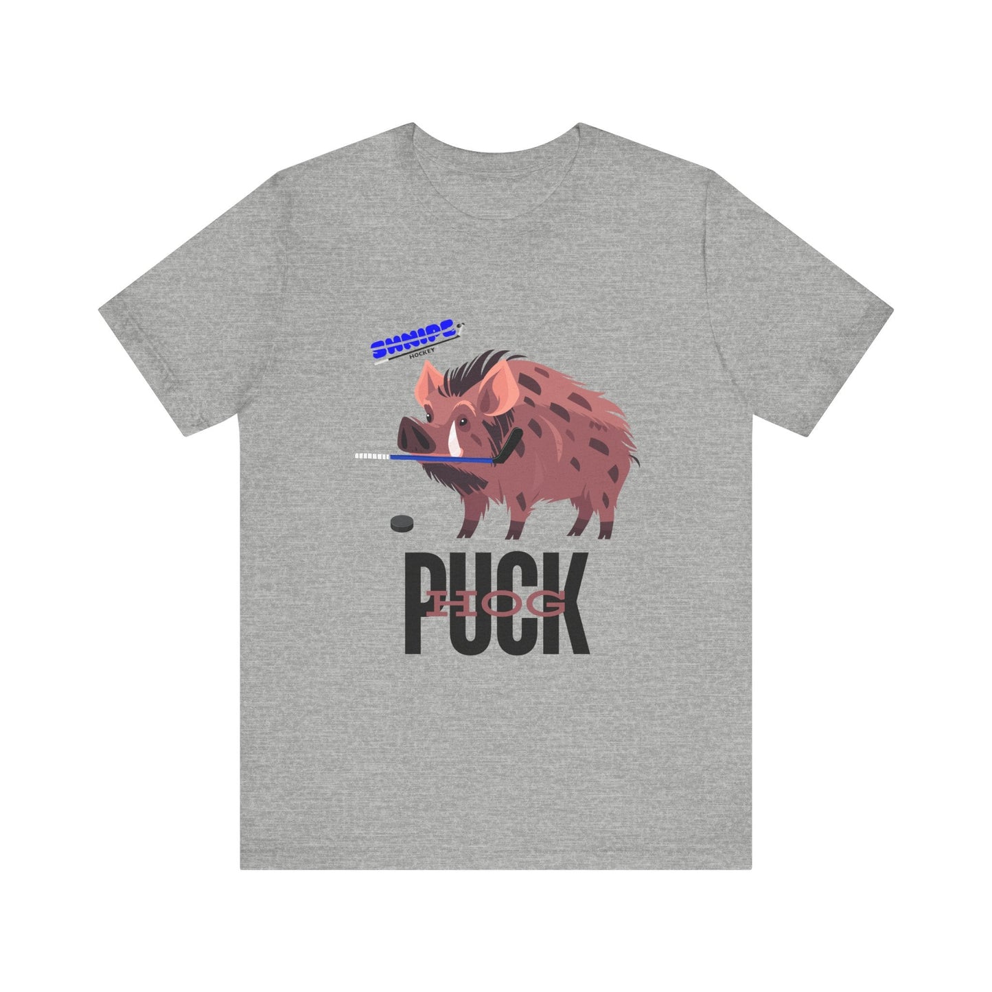 Puck - Hog ADULT Short Sleeve Tee - Shnipe Hockey