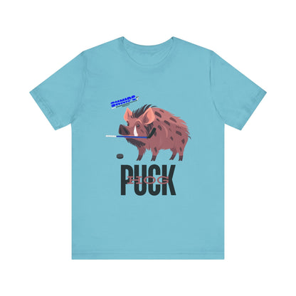 Puck - Hog ADULT Short Sleeve Tee - Shnipe Hockey