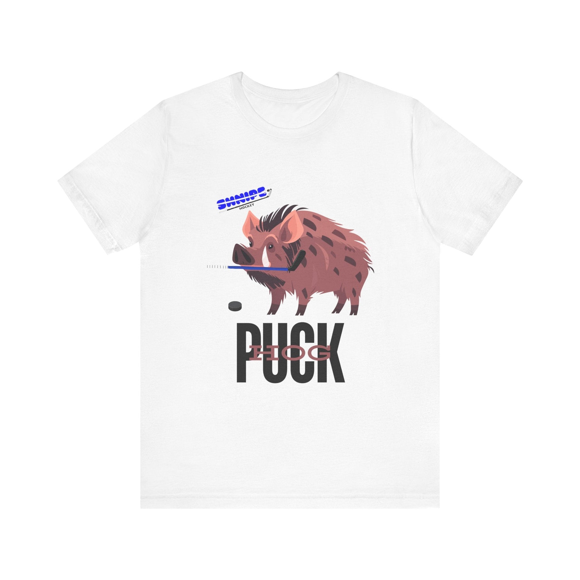 Puck - Hog ADULT Short Sleeve Tee - Shnipe Hockey