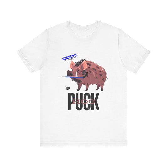 Puck - Hog ADULT Short Sleeve Tee - Shnipe Hockey