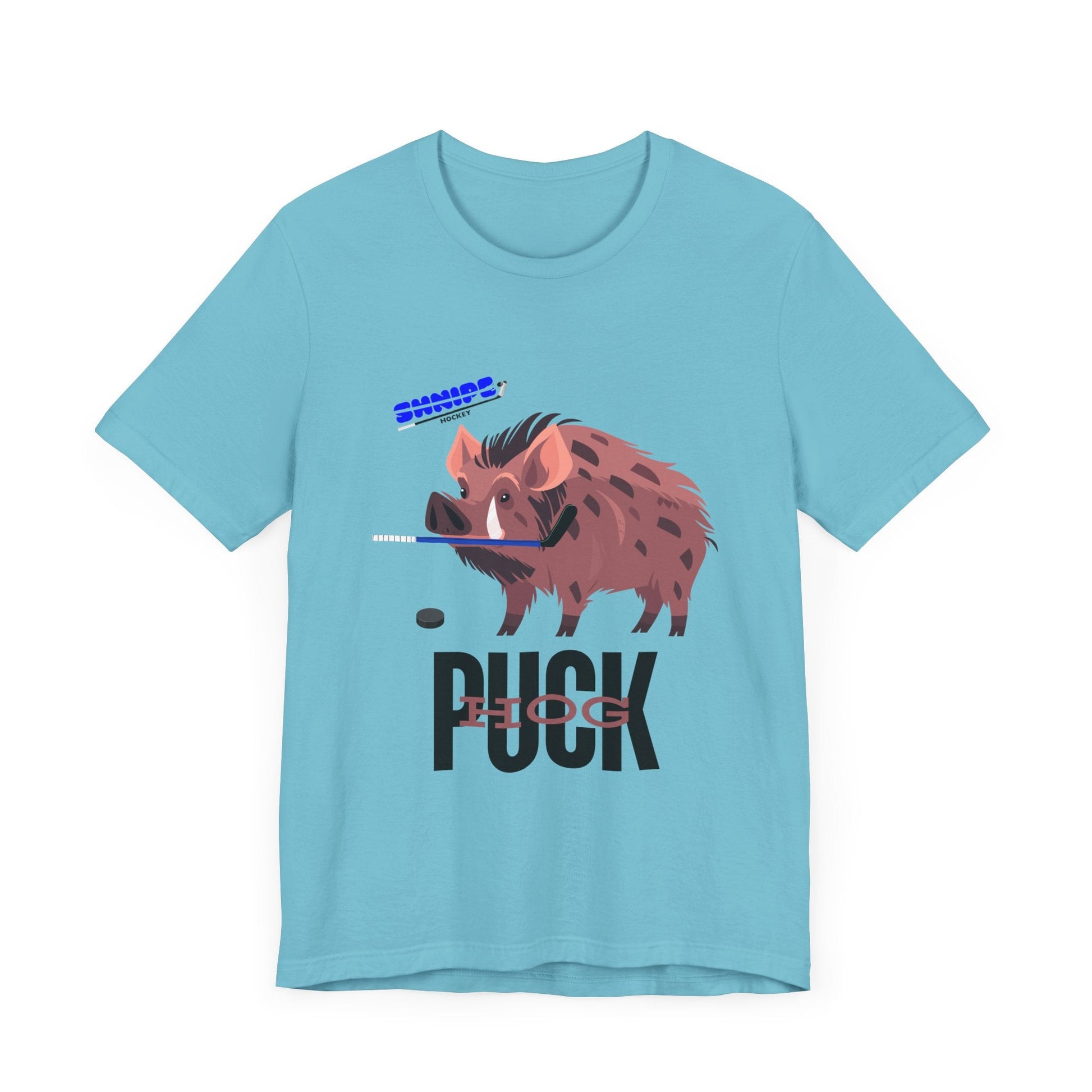 Puck - Hog ADULT Short Sleeve Tee - Shnipe Hockey