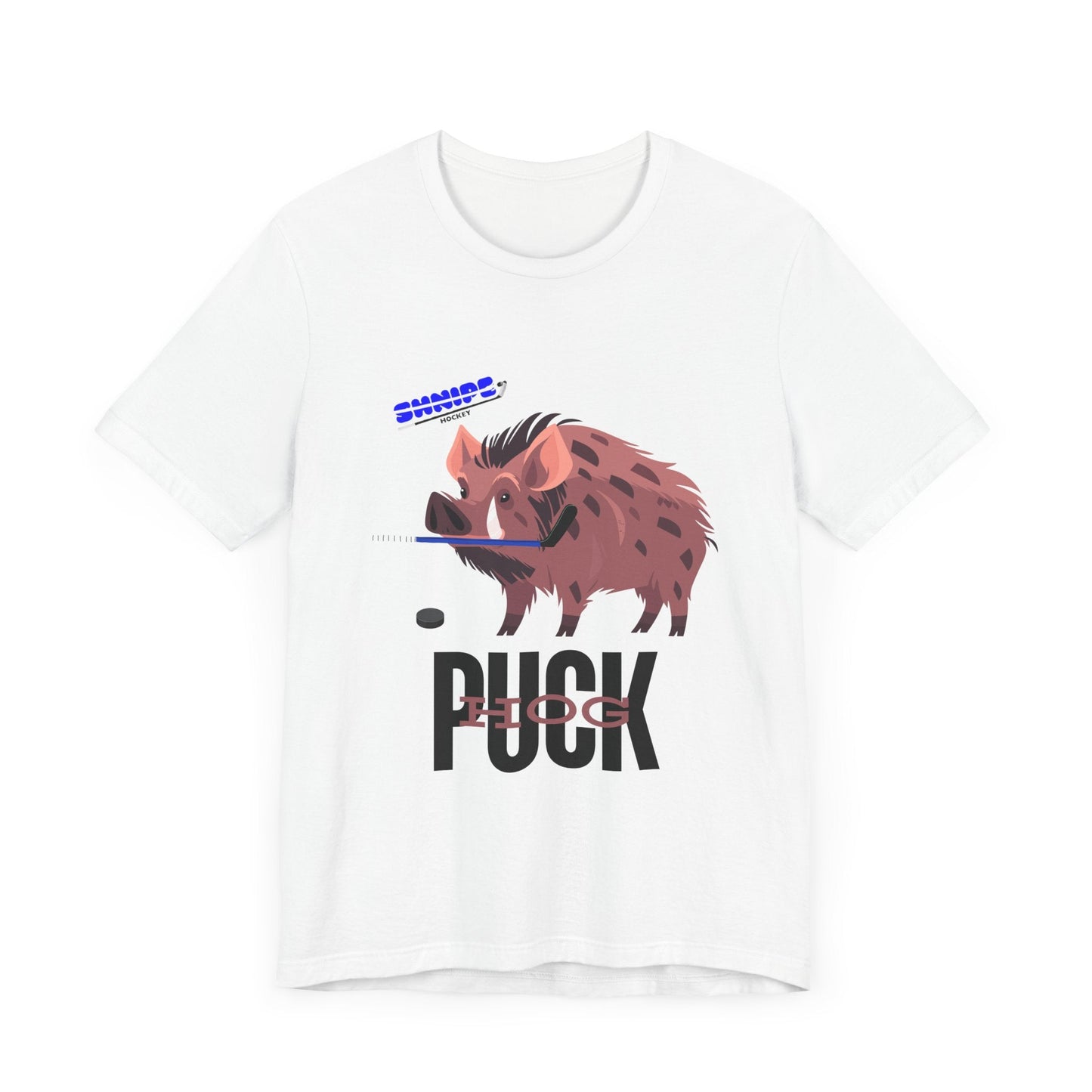 Puck - Hog ADULT Short Sleeve Tee - Shnipe Hockey