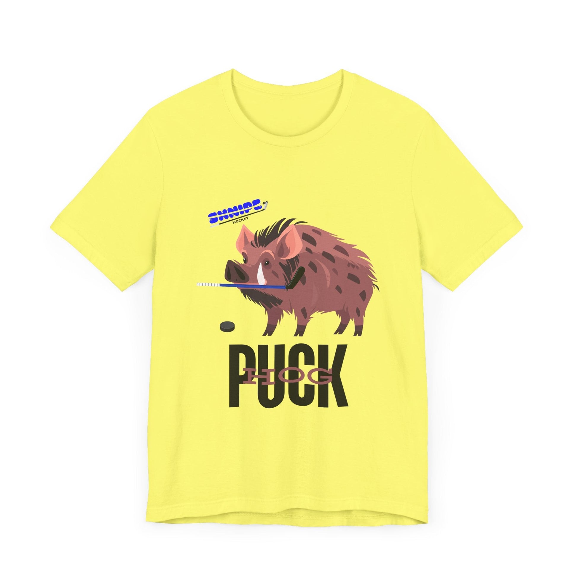 Puck - Hog ADULT Short Sleeve Tee - Shnipe Hockey