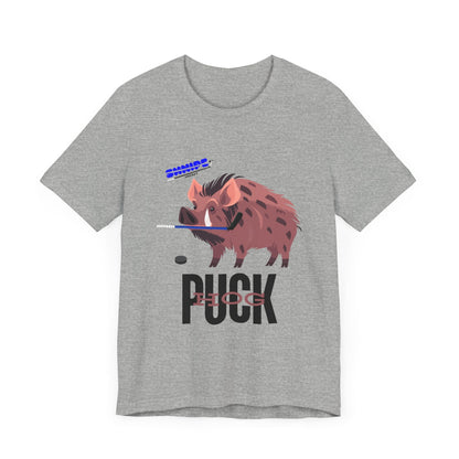 Puck - Hog ADULT Short Sleeve Tee - Shnipe Hockey