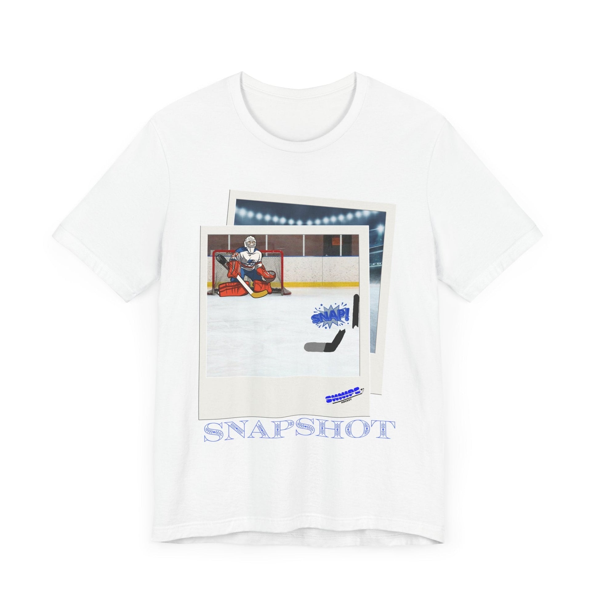 Snap shot ADULT Short Sleeve Tee - Shnipe Hockey