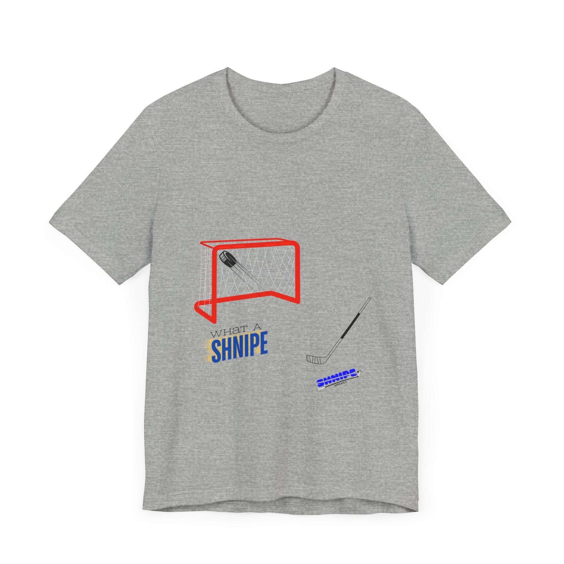WHAT A SHNIPE! ADULT Short Sleeve Tee - Shnipe Hockey