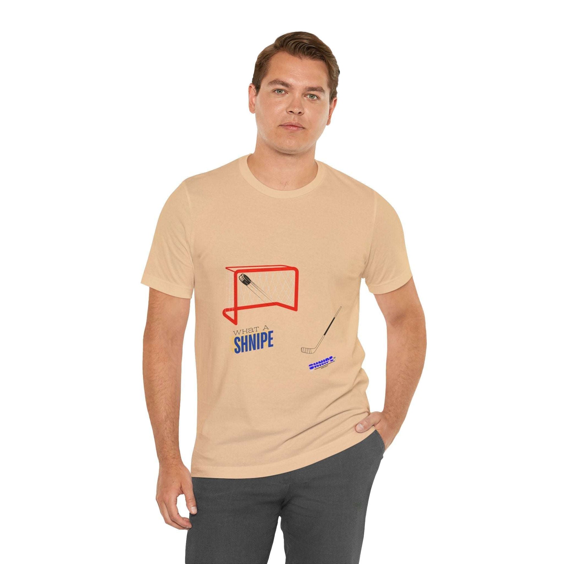 WHAT A SHNIPE! ADULT Short Sleeve Tee - Shnipe Hockey