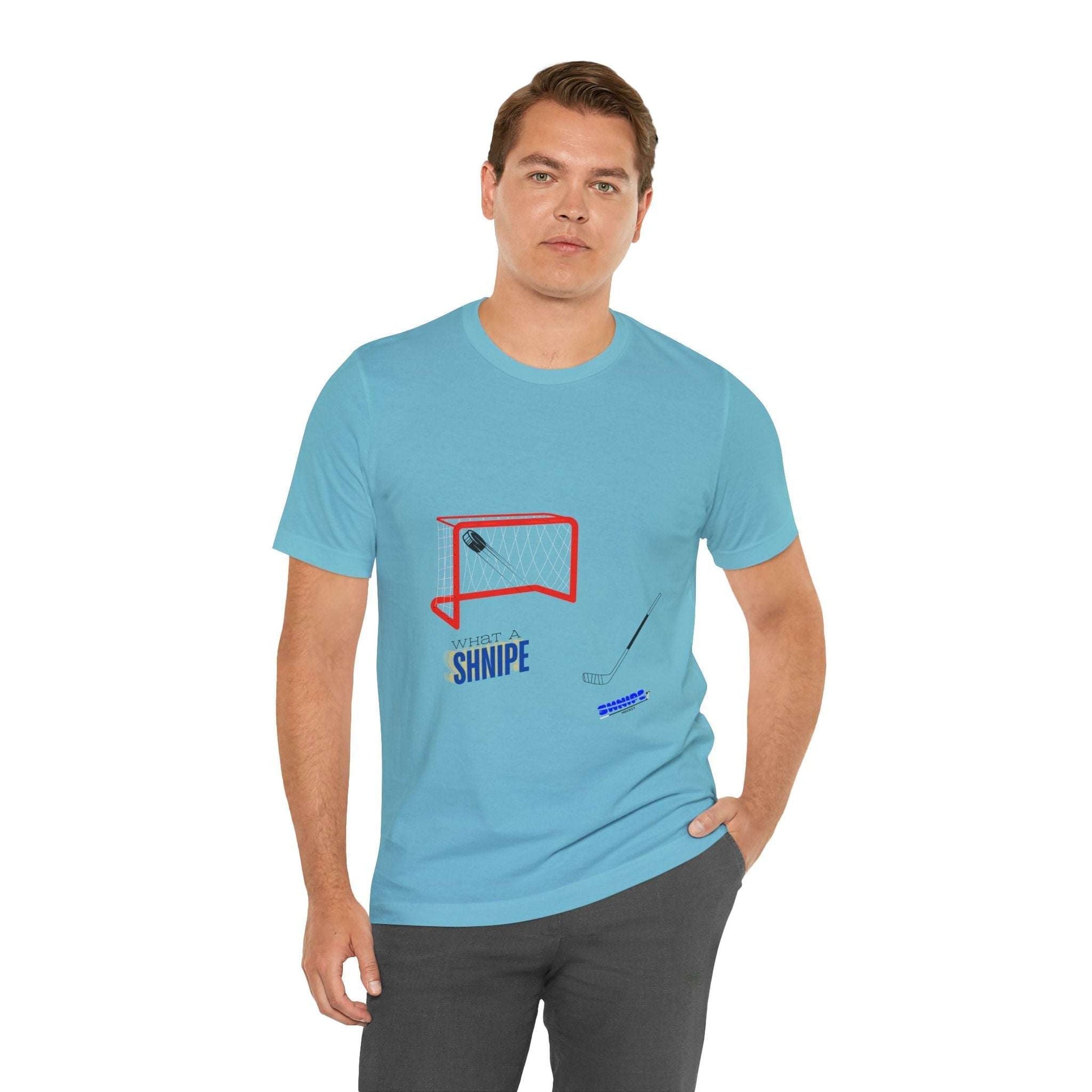 WHAT A SHNIPE! ADULT Short Sleeve Tee - Shnipe Hockey