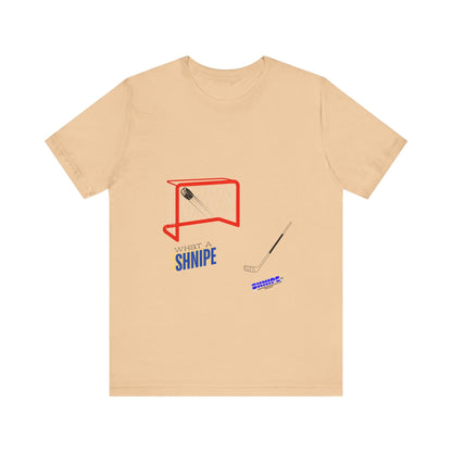 WHAT A SHNIPE! ADULT Short Sleeve Tee - Shnipe Hockey