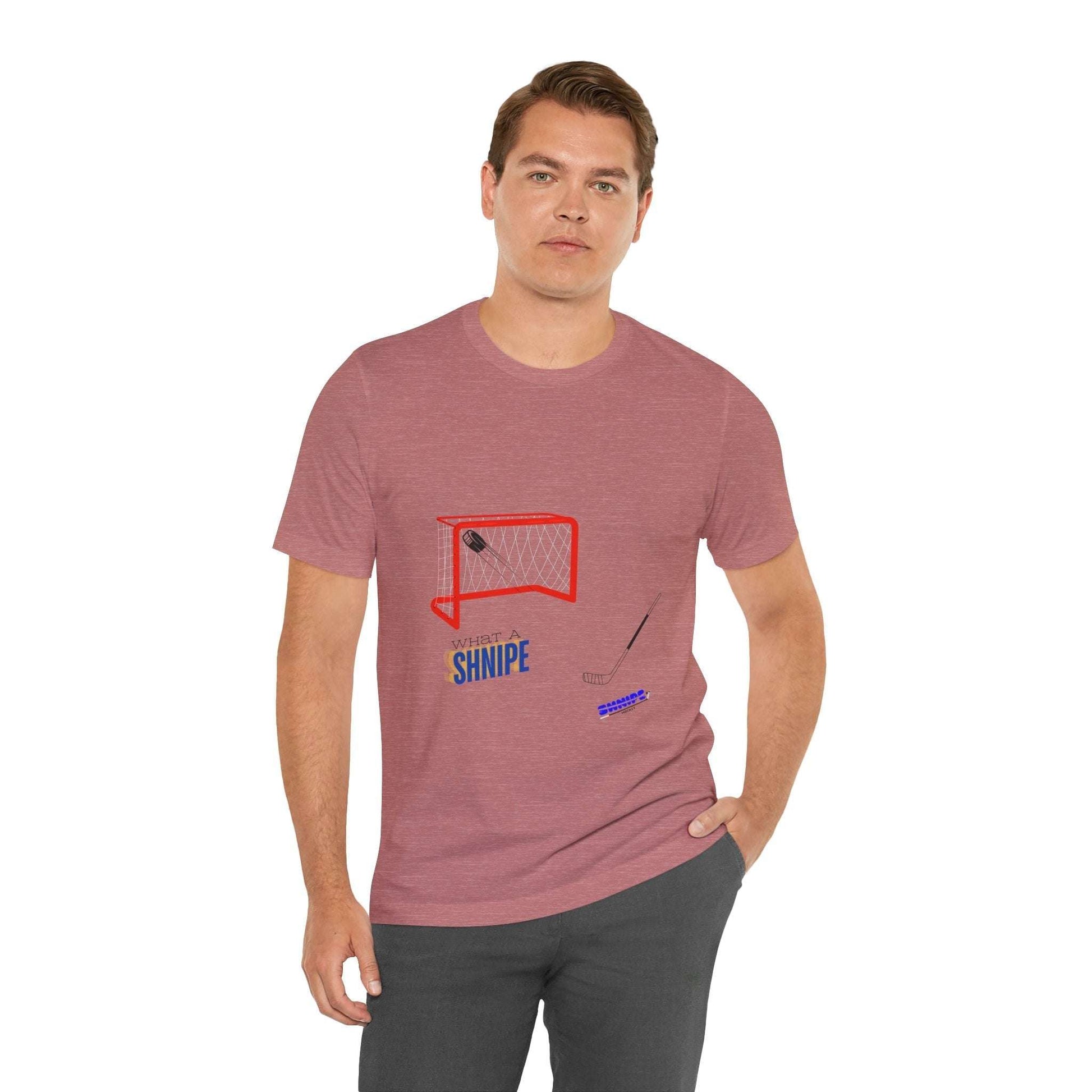 WHAT A SHNIPE! ADULT Short Sleeve Tee - Shnipe Hockey
