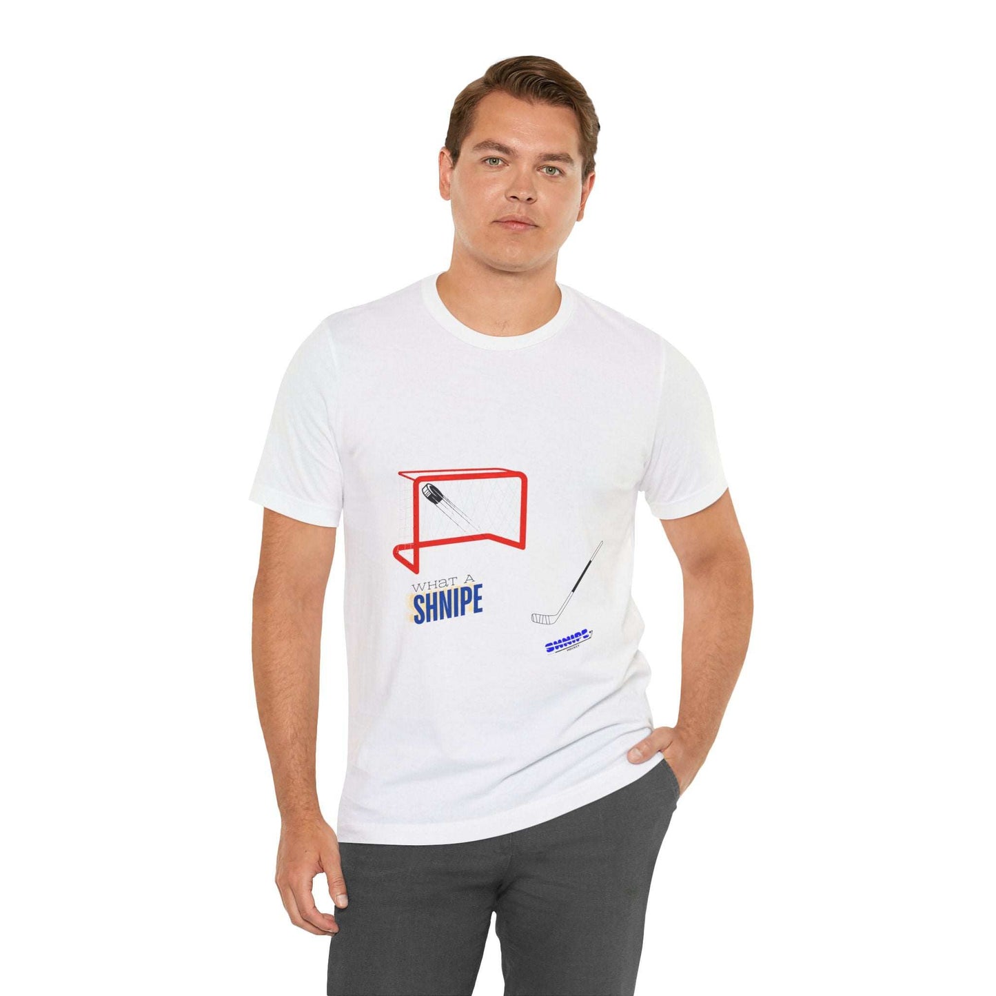 WHAT A SHNIPE! ADULT Short Sleeve Tee - Shnipe Hockey
